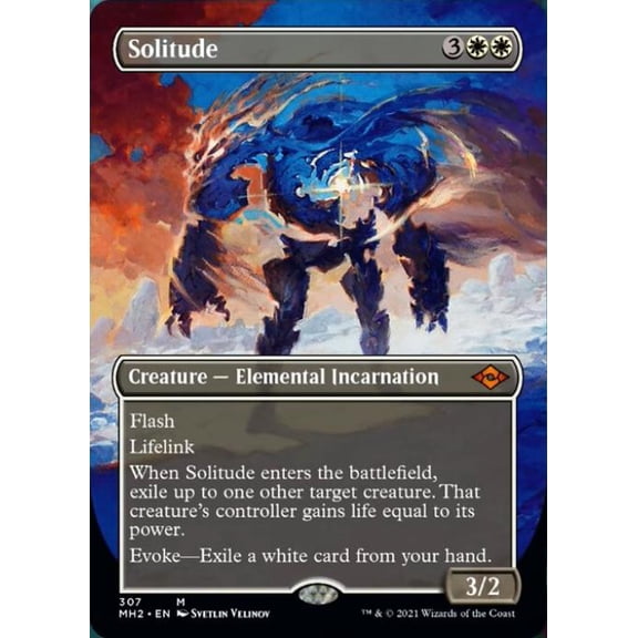 Magic the Gathering - Modern Horizons 2 - Solitude (Borderless) Near Mint