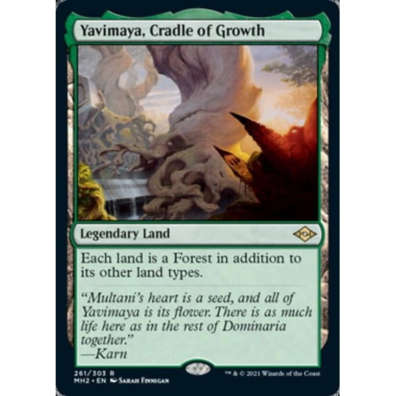 Magic the Gathering - Modern Horizons 2 - Yavimaya, Cradle of Growth Near Mint