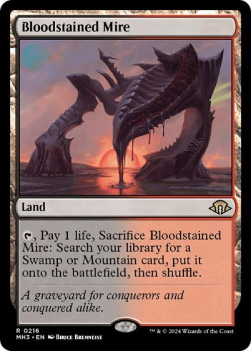 Magic the Gathering - Modern Horizons 3 - Bloodstained Mire Near Mint