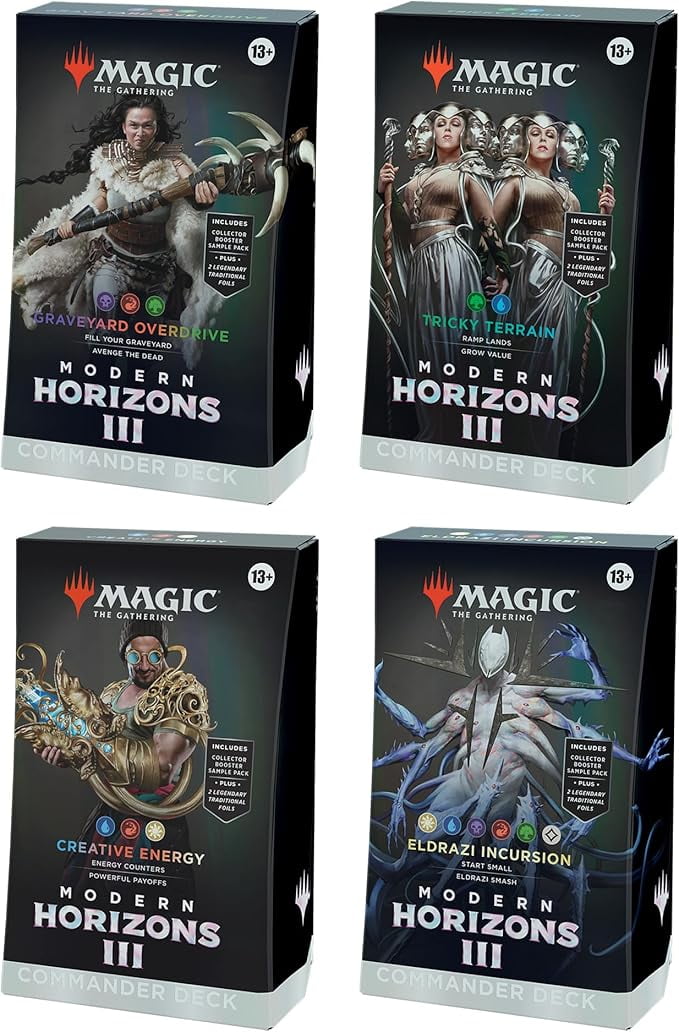 Magic: The Gathering Modern Horizons 3 Commander Deck Set, 4 Ready