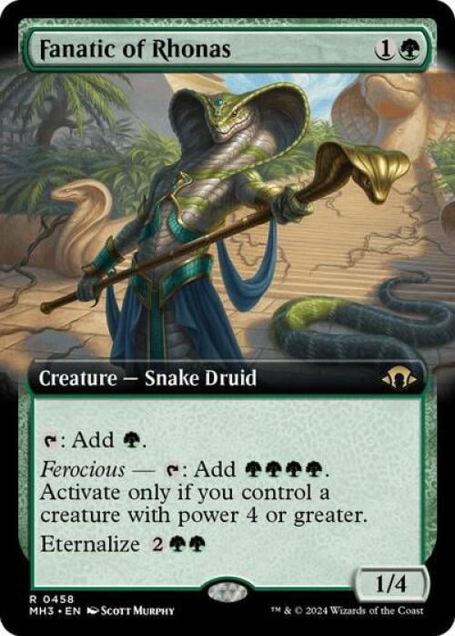 Magic the Gathering - Modern Horizons 3 - Fanatic of Rhonas (Extended Art) Near Mint