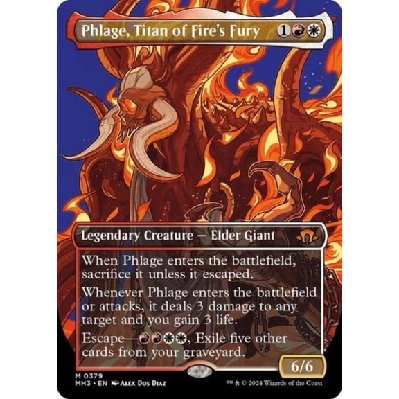 Magic the Gathering - Modern Horizons 3 - Phlage, Titan of Fire's Fury (Borderless) Near Mint
