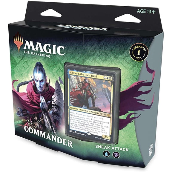 Magic the Gathering MtG Zendikar Rising Commander Sneak Attack Deck