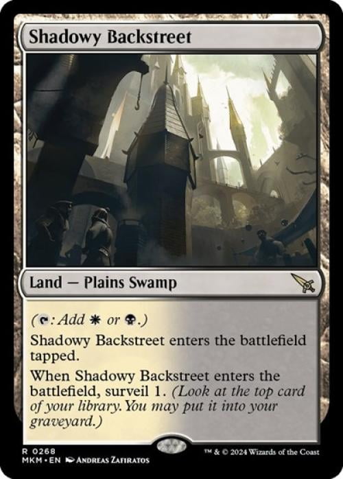 Magic the Gathering - Murders at Karlov Manor - Shadowy Backstreet Near Mint