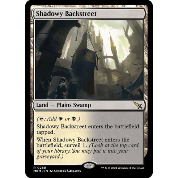 Magic the Gathering - Murders at Karlov Manor - Shadowy Backstreet Near Mint