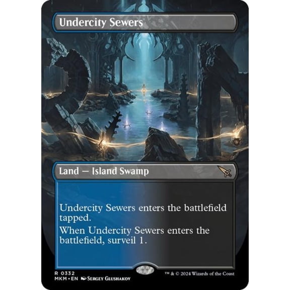 Magic the Gathering - Murders at Karlov Manor - Undercity Sewers (Borderless) Near Mint Foil