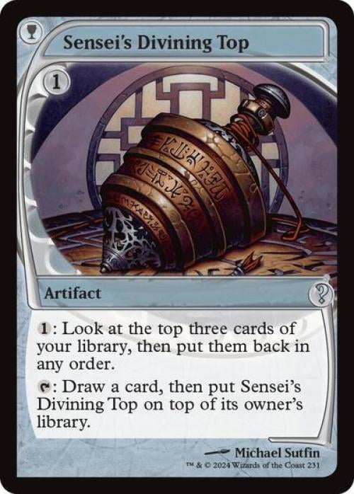 Magic the Gathering - Mystery Booster 2 - Sensei's Divining Top (Future Sight) Near Mint