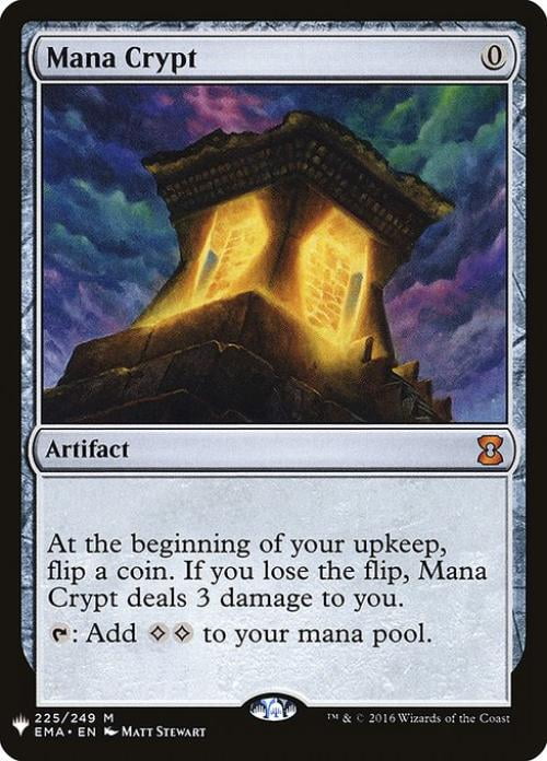 Magic the Gathering - Mystery Booster - Mana Crypt Near Mint