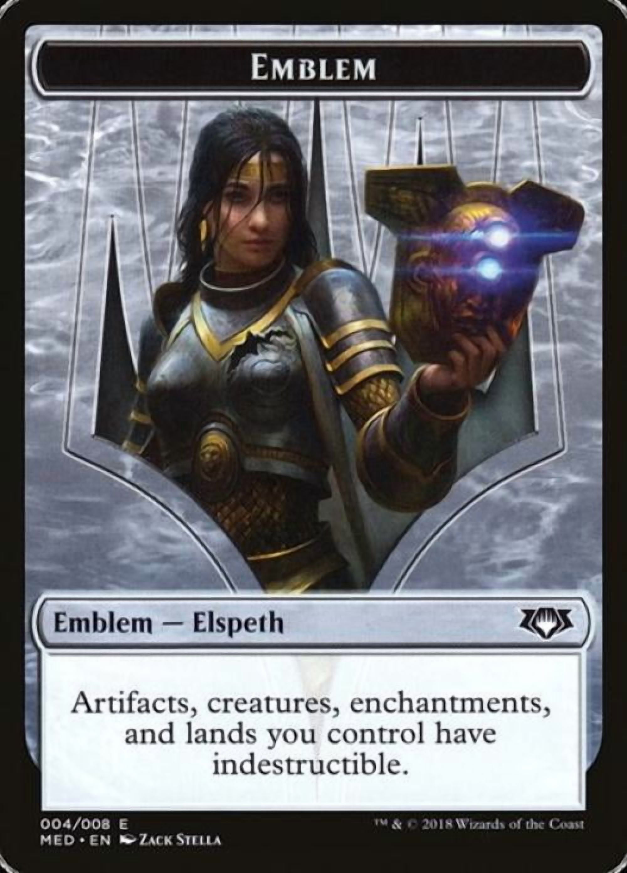 Magic the Gathering - Mythic Edition: Guilds of Ravnica - Emblem - Elspeth, Knight-Errant Near Mint
