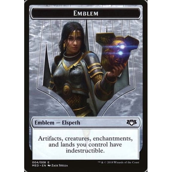 Magic the Gathering - Mythic Edition: Guilds of Ravnica - Emblem - Elspeth, Knight-Errant Near Mint