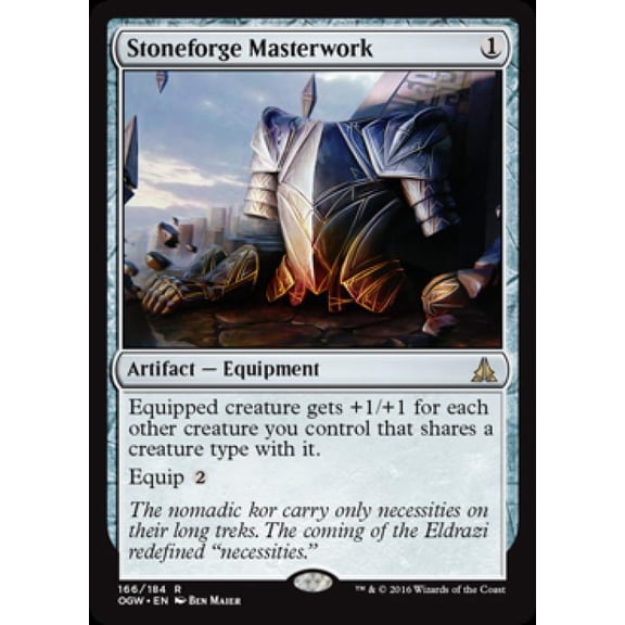 Magic the Gathering - Oath of the Gatewatch - Stoneforge Masterwork Near Mint Foil