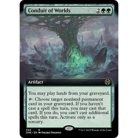 Magic the Gathering - Phyrexia: All Will Be One - Conduit of Worlds (Extended Art) Light Play