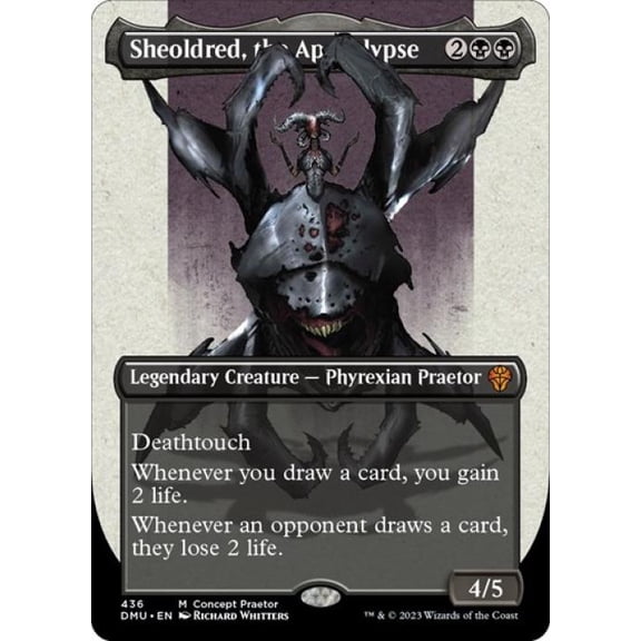 Magic the Gathering - Phyrexia: All Will Be One - Sheoldred, the Apocalypse (Concept Praetor) (Step-And-Compleat Foil) Near Mint Foil