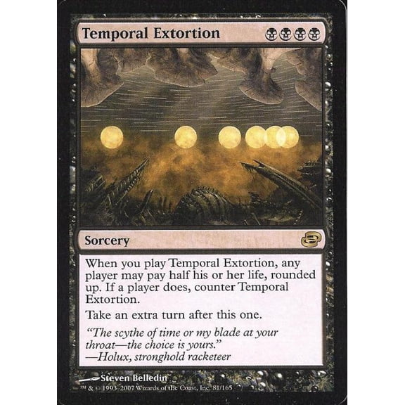Magic the Gathering - Planar Chaos - Temporal Extortion Medium Play