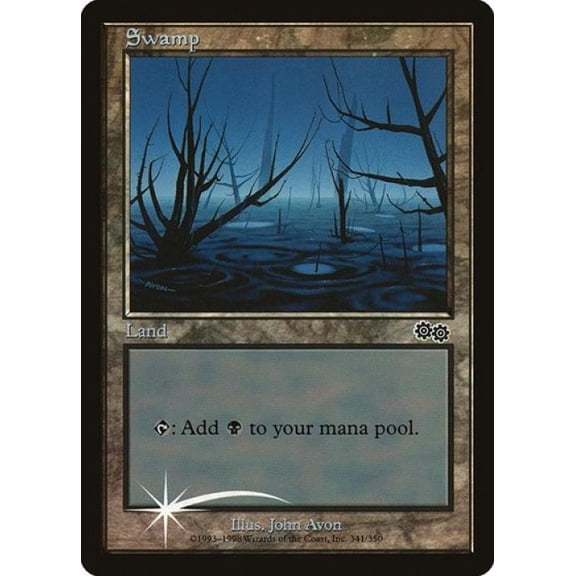Magic the Gathering - Promos: Arena - Swamp (1999) Near Mint Foil