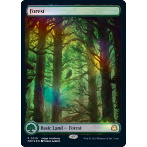 Magic the Gathering - Promos: Judge - Forest Near Mint Foil