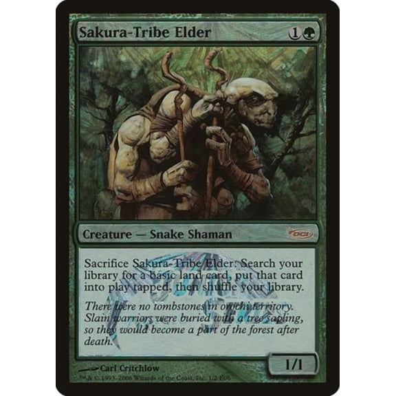 Magic the Gathering - Promos: Junior Series - Sakura-Tribe Elder (Junior Series) Light Play Foil