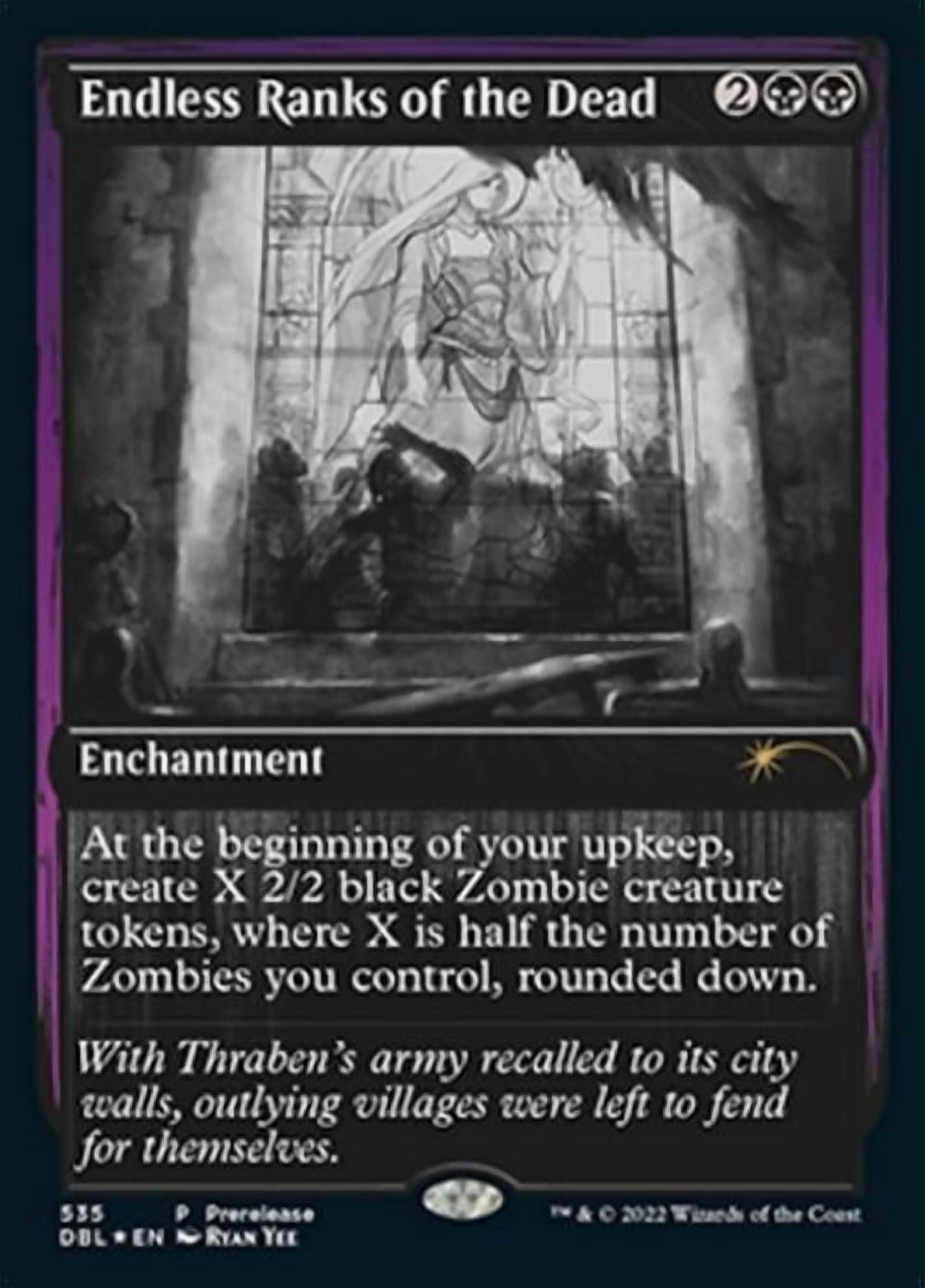 Magic the Gathering - Promos: Prerelease Cards - Endless Ranks of the Dead Near Mint Foil
