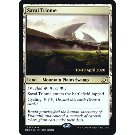 Magic the Gathering - Promos: Prerelease Cards - Savai Triome Near Mint Foil