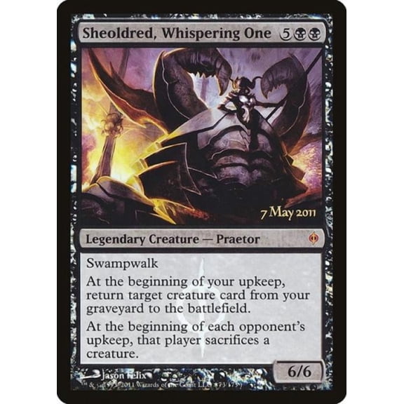 Magic the Gathering - Promos: Prerelease Cards - Sheoldred, Whispering One Light Play Foil