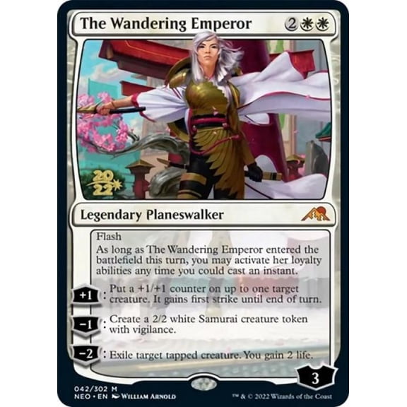 Magic the Gathering - Promos: Prerelease Cards - The Wandering Emperor Near Mint Foil