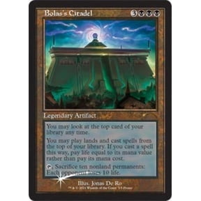 Magic the Gathering - Promos: WPN and Gateway - Bolas's Citadel (Retro Frame) Light Play Foil