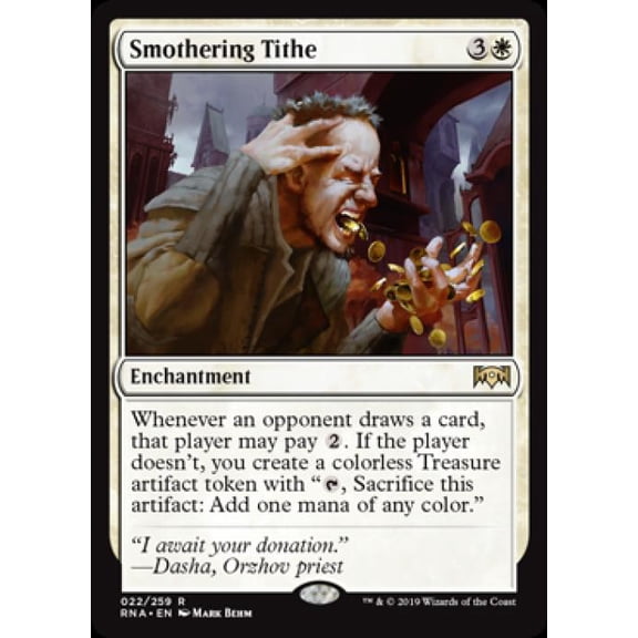 Magic the Gathering - Ravnica Allegiance - Smothering Tithe Near Mint