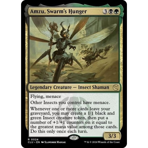 Magic the Gathering - Ravnica: Clue Edition - Amzu, Swarm's Hunger Near Mint