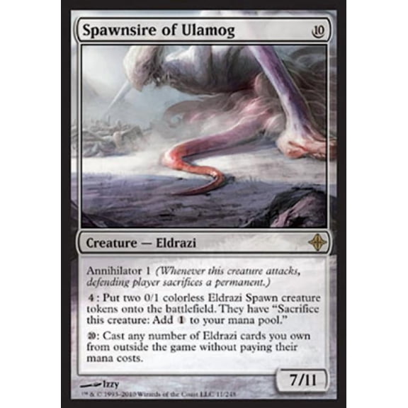 Magic the Gathering - Rise of the Eldrazi - Spawnsire of Ulamog Near Mint