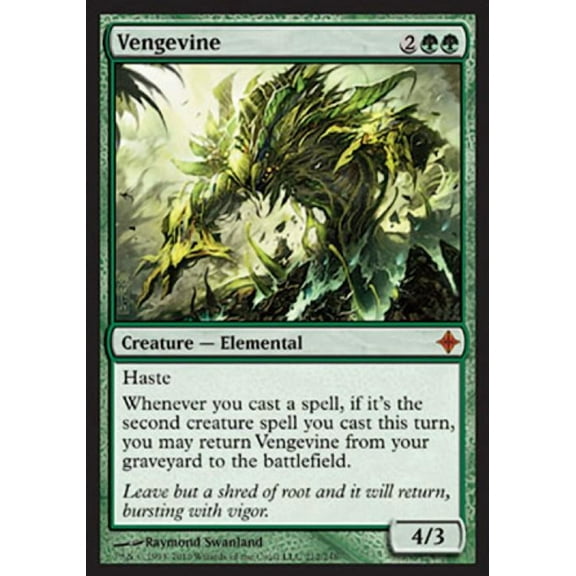 Magic the Gathering - Rise of the Eldrazi - Vengevine Light Play
