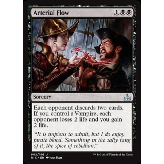 Magic the Gathering - Rivals of Ixalan - Arterial Flow Light Play Foil
