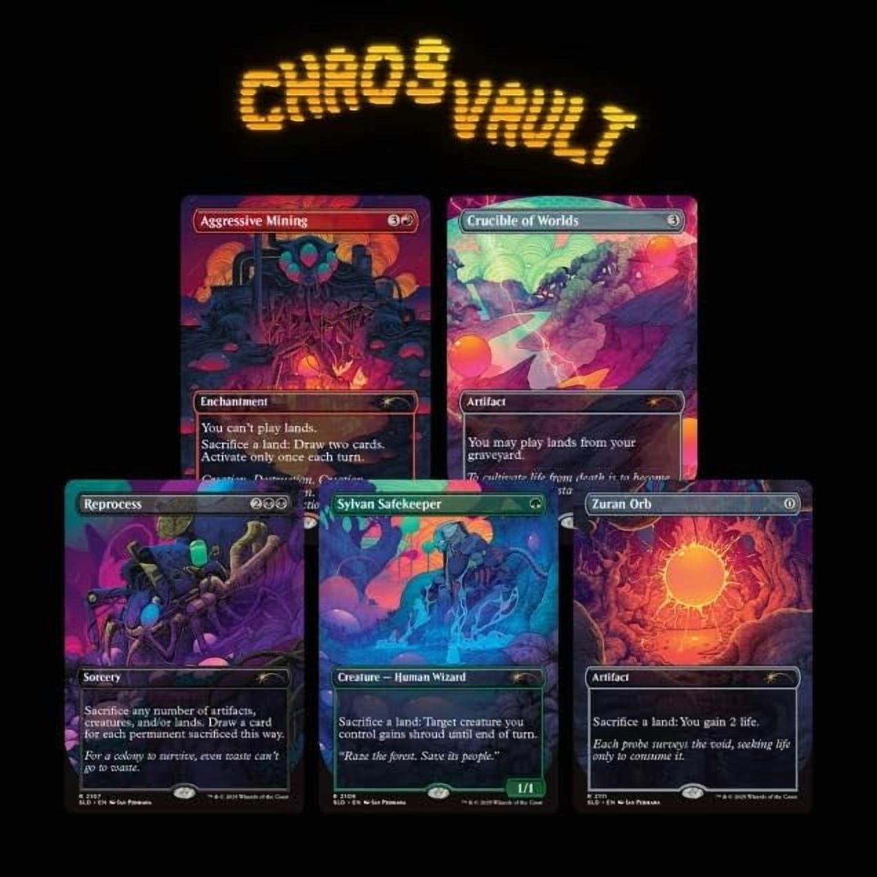 Magic the Gathering Secret Lair Alien Auroras (Non-Foil) - Walmart.com