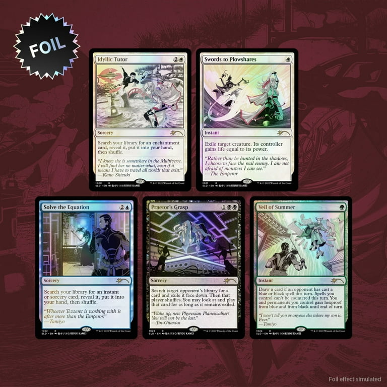 MTG Secret Lair Kamigawa: the Manga: the Cards Foil Edition