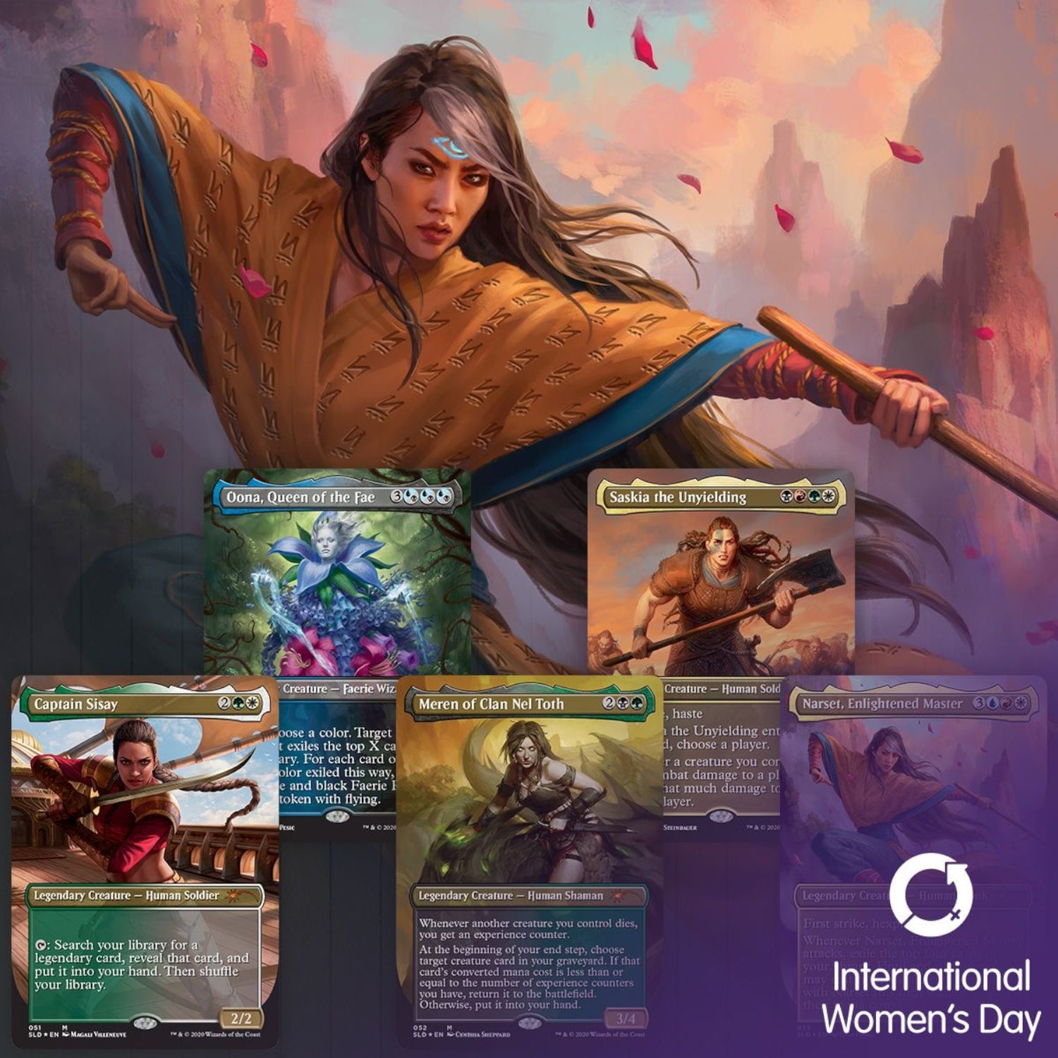 Magic the Gathering: Secret Lair International Women's Day