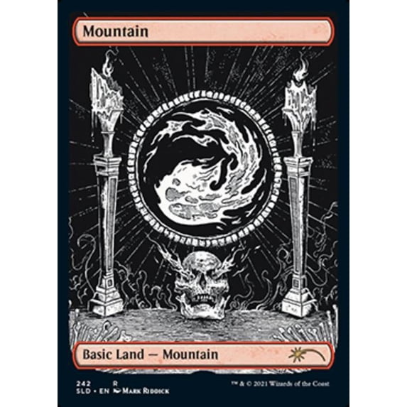 Magic the Gathering - Secret Lair - Mountain 242 Near Mint Foil