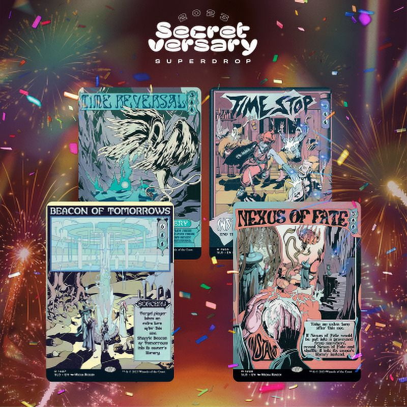 Magic the Gathering Secret Lair Mycosynthwave Non-Foil Edition (3 Cards)