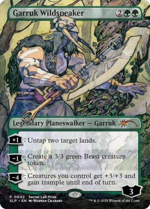 Magic the Gathering - Secret Lair Showdown - Garruk Wildspeaker Near Mint