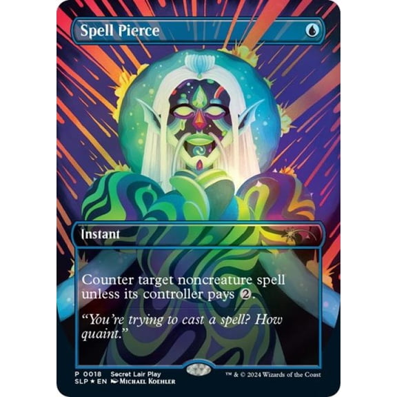 Magic the Gathering - Secret Lair Showdown - Spell Pierce Near Mint Foil