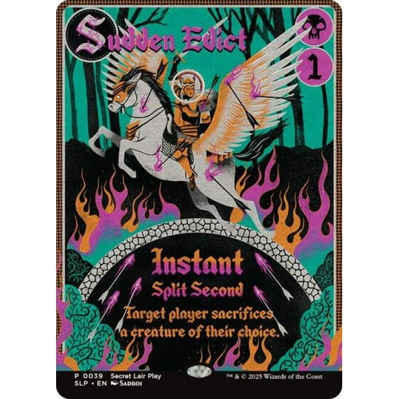 Magic the Gathering - Secret Lair Showdown - Sudden Edict Near Mint Foil