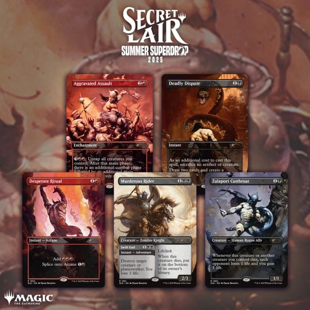 Magic the Gathering Secret Lair The Art of Frank Frazetta: The