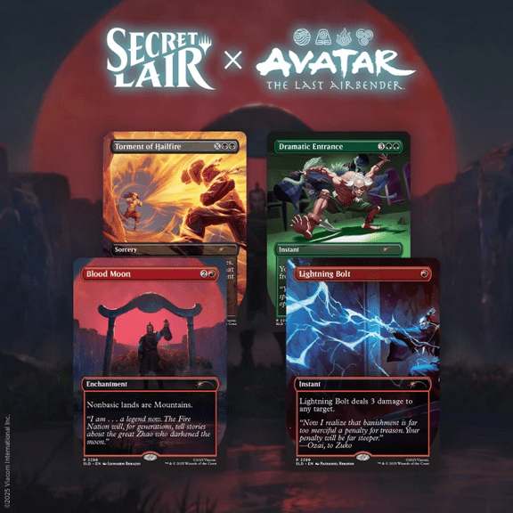 Magic the Gathering Secret Lair x Avatar: The Last Airbender - Everything Changed (Non-Foil)