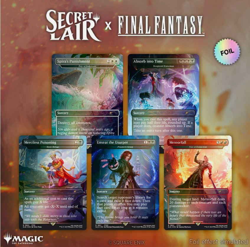 Magic the Gathering Secret Lair x FINAL FANTASY Game Over