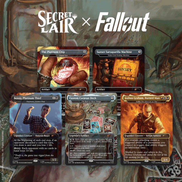 Magic the Gathering Secret Lair x Fallout: Welcome to New Vegas​ (Foil)