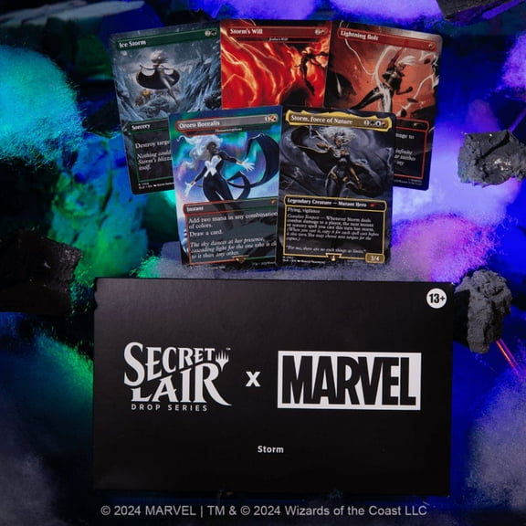 Magic the Gathering Secret Lair x Marvel's Storm - Rainbow Foil Edition