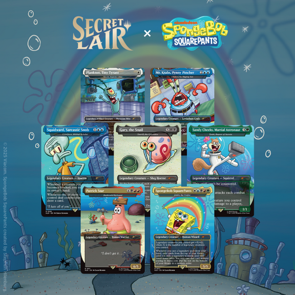 Magic the Gathering Secret Lair x SpongeBob SquarePants: Legends of Bikini Bottom (Non-Foil)