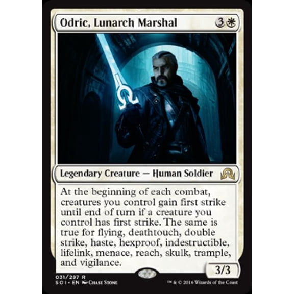 Magic the Gathering - Shadows Over Innistrad - Odric, Lunarch Marshal Near Mint Foil