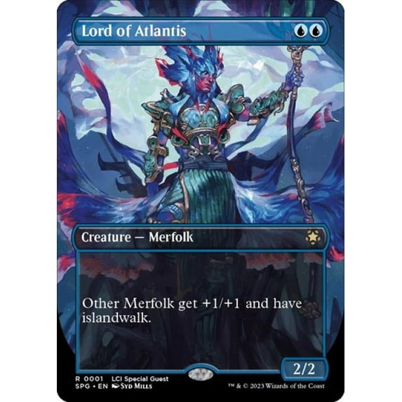Magic the Gathering - Special Guests - Lord of Atlantis (Borderless) Near Mint