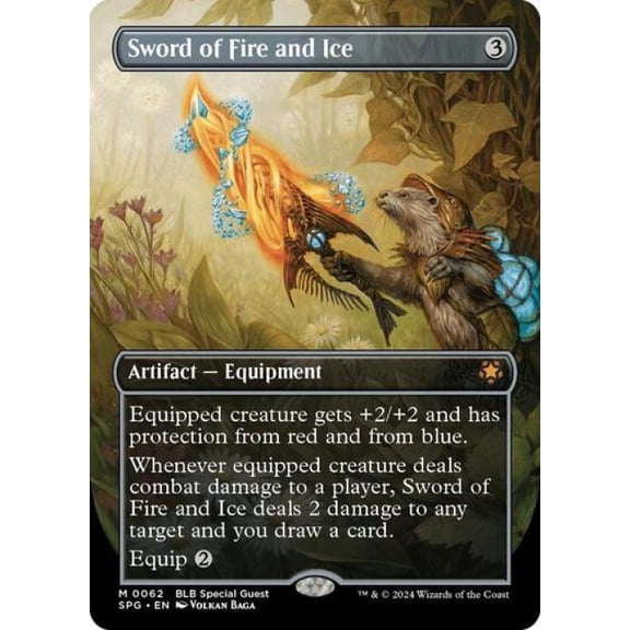 Magic the Gathering - Special Guests - Sword of Fire and Ice (Borderless) Near Mint