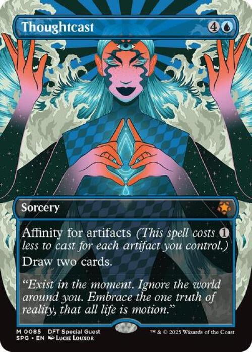 Magic the Gathering - Special Guests - Thoughtcast (Borderless) Near Mint Foil