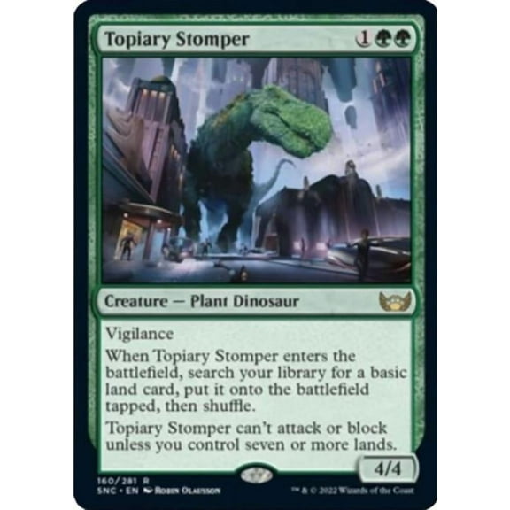 Magic the Gathering - Streets of New Capenna - Topiary Stomper Near Mint